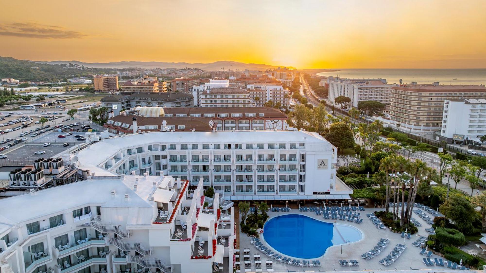 AQUA Hotel Aquamarina&Spa Santa Susanna Esterno foto